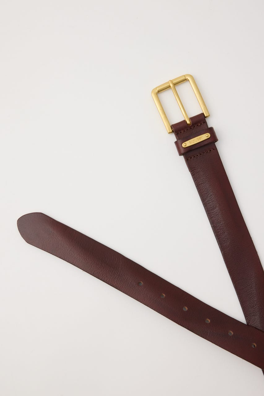 BASIC RING BUCKLE ベルト BRN FREE
