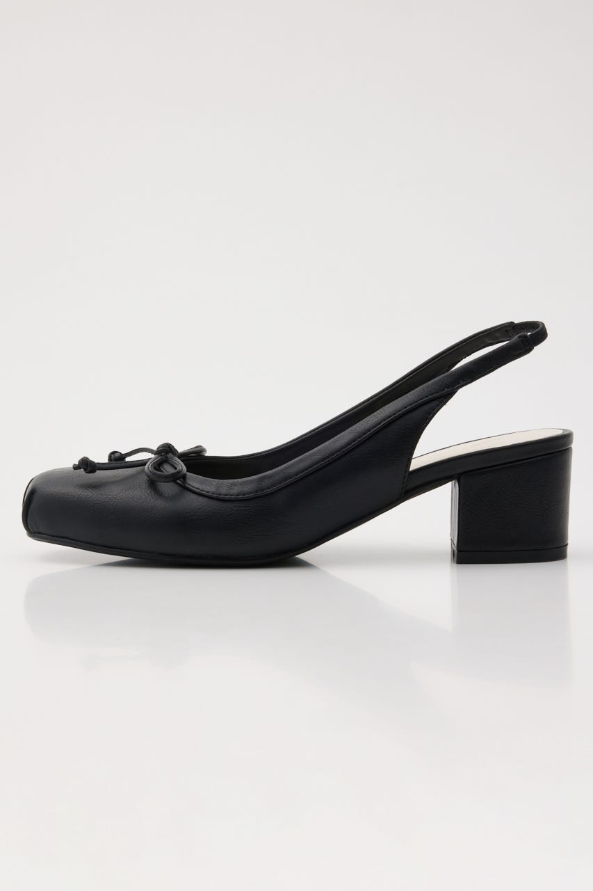 SLING BACK BALLET HEEL シューズ