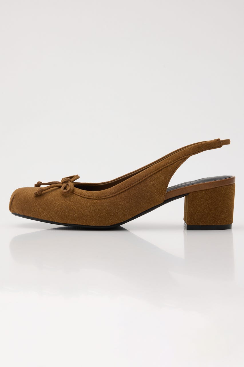SLING BACK BALLET HEEL シューズ
