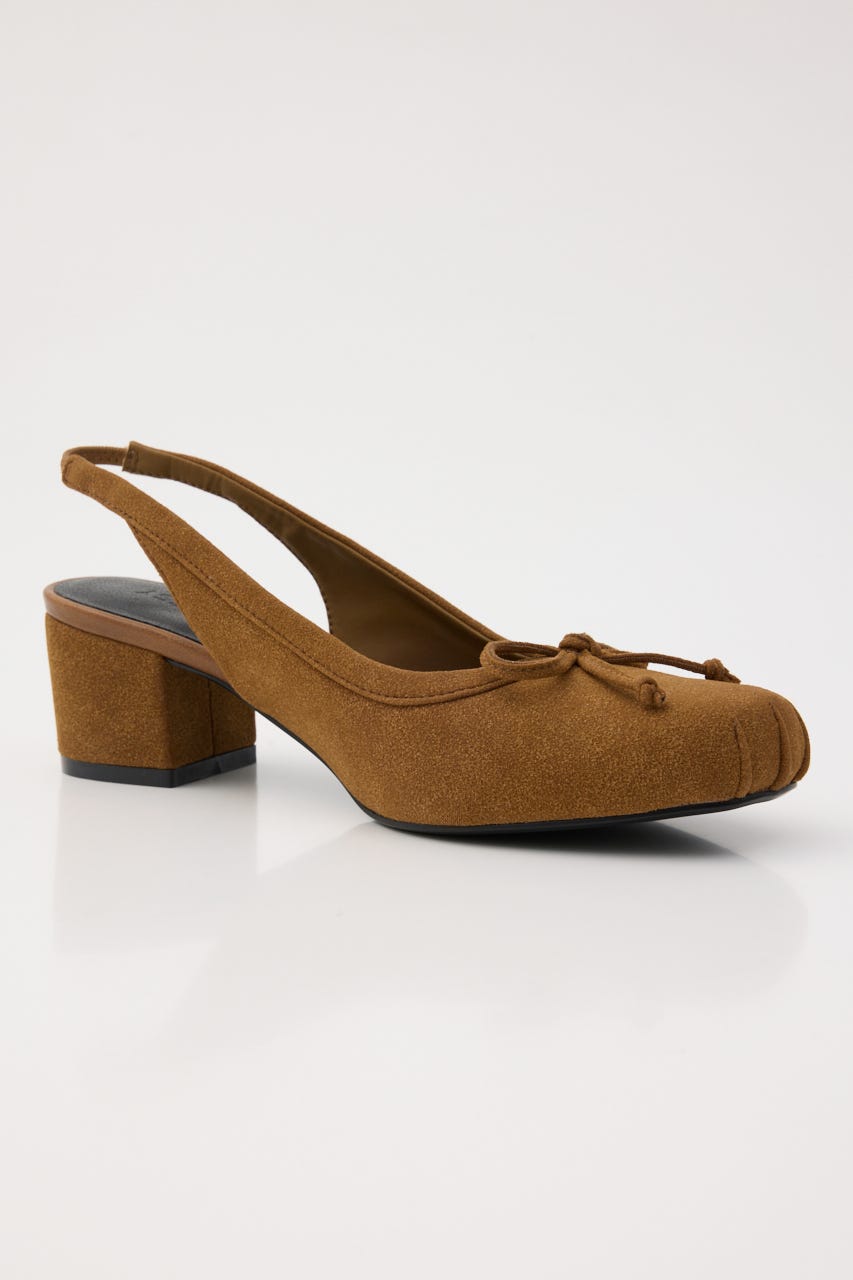 SLING BACK BALLET HEEL シューズ CAM S