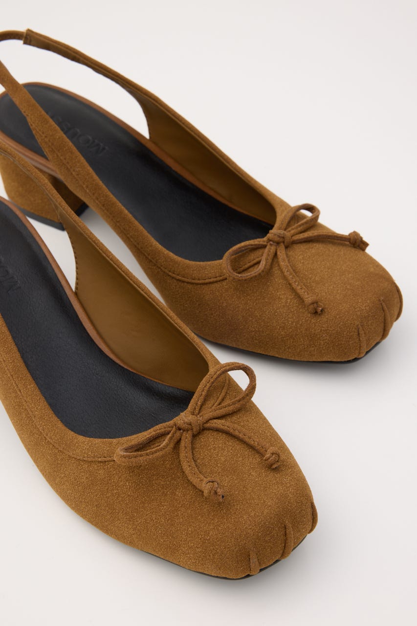 SLING BACK BALLET HEEL シューズ CAM S