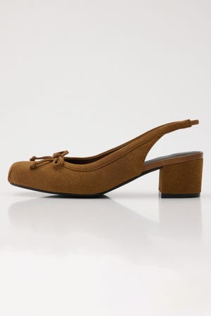 SLING BACK BALLET HEEL シューズ