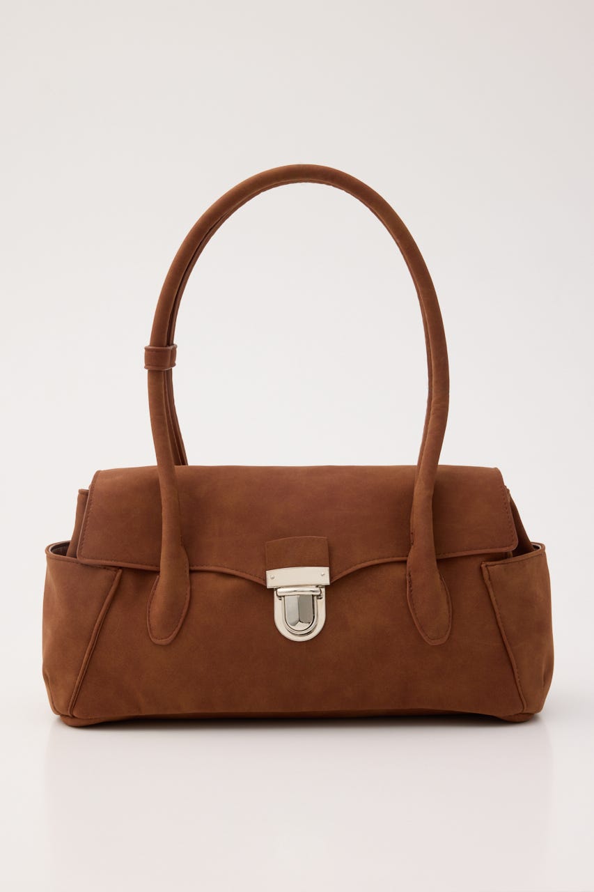 SLOUCHY FLAP SHOULDER バッグ BRN FREE