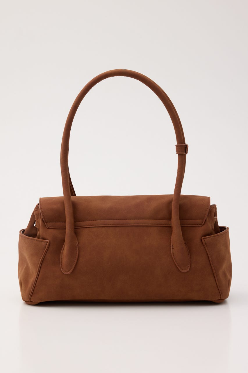 SLOUCHY FLAP SHOULDER バッグ BRN FREE