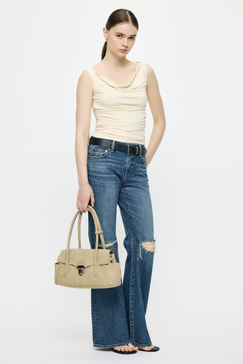 SLOUCHY FLAP SHOULDER バッグ L/BEG FREE