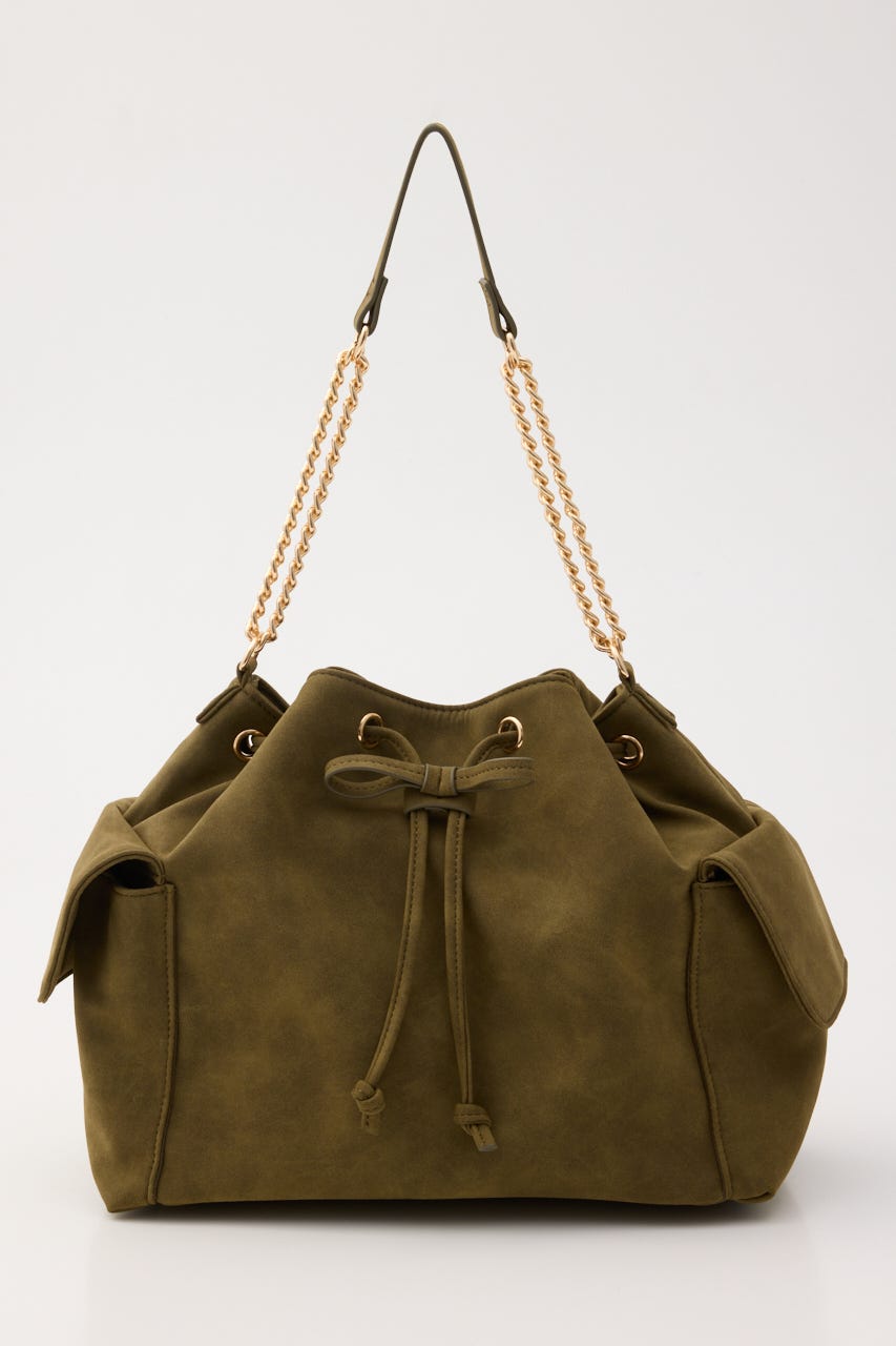 CHAIN SHOULDER BUCKET バッグ KHA FREE