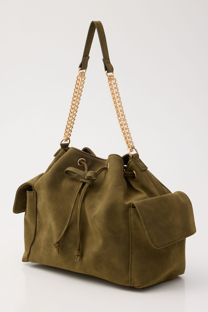 CHAIN SHOULDER BUCKET バッグ KHA FREE