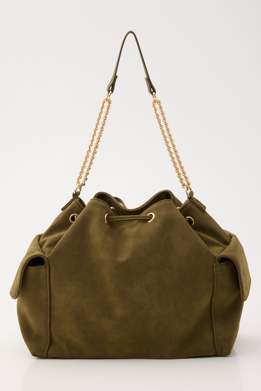 CHAIN SHOULDER BUCKET バッグ KHA FREE