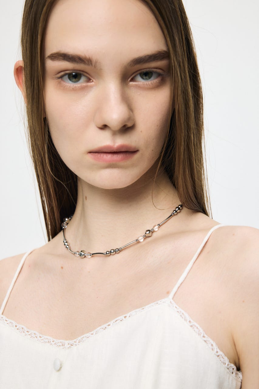 BALL BEADED チョーカー SLV FREE