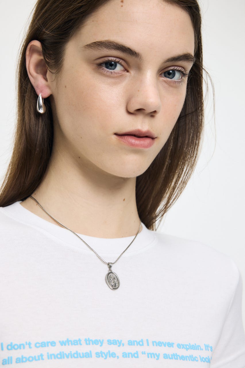 PENDANT CHAIN ネックレス SLV FREE