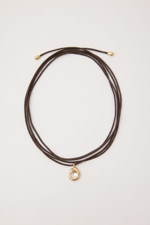 STONE PENDANT CORD ネックレス