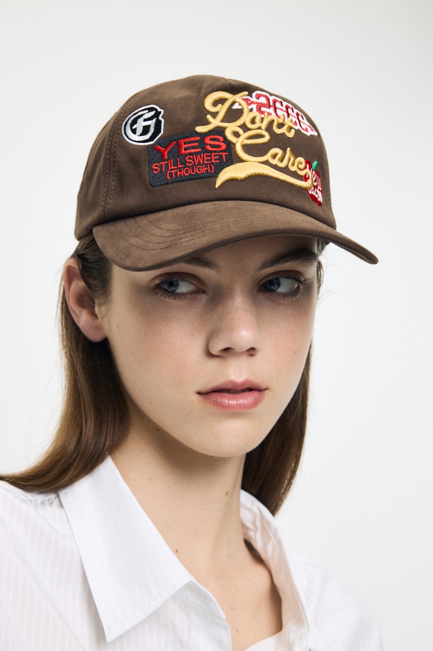 PATCHED BASEBALL キャップ BRN FREE