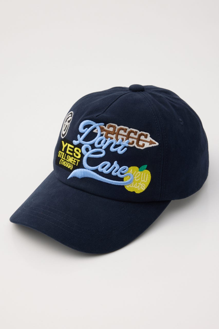 PATCHED BASEBALL キャップ NVY FREE