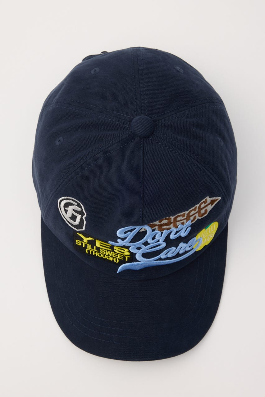 PATCHED BASEBALL キャップ NVY FREE