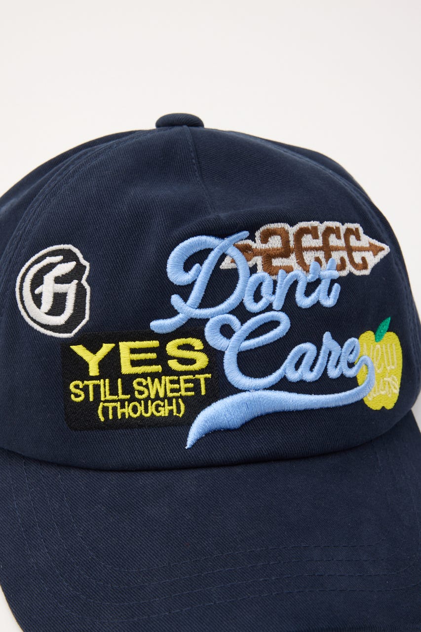 PATCHED BASEBALL キャップ NVY FREE