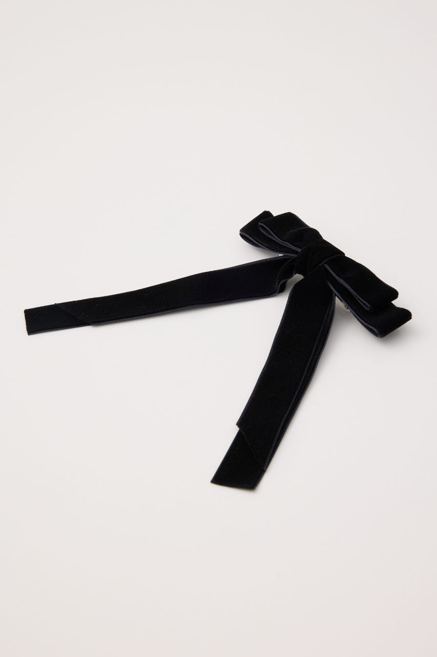 VELVET HAIR  バレッタ BLK FREE