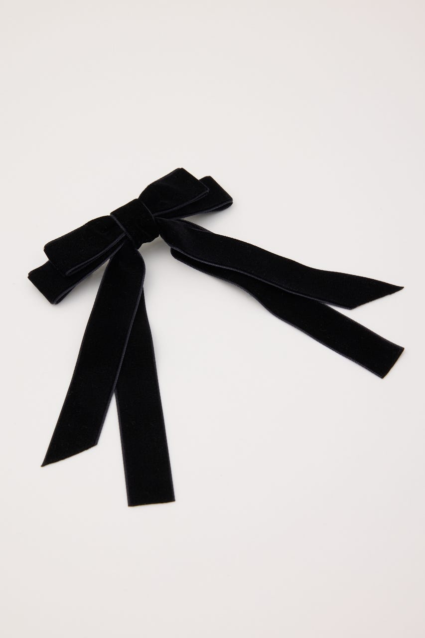 VELVET HAIR  バレッタ BLK FREE