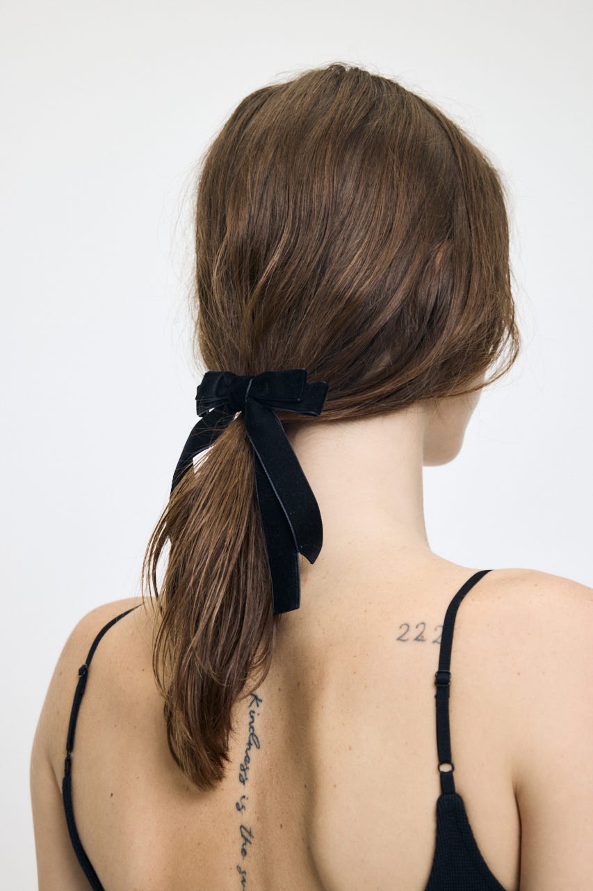 VELVET HAIR  バレッタ BLK FREE