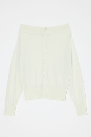 OFF SHOULDER SHEER カーディガン