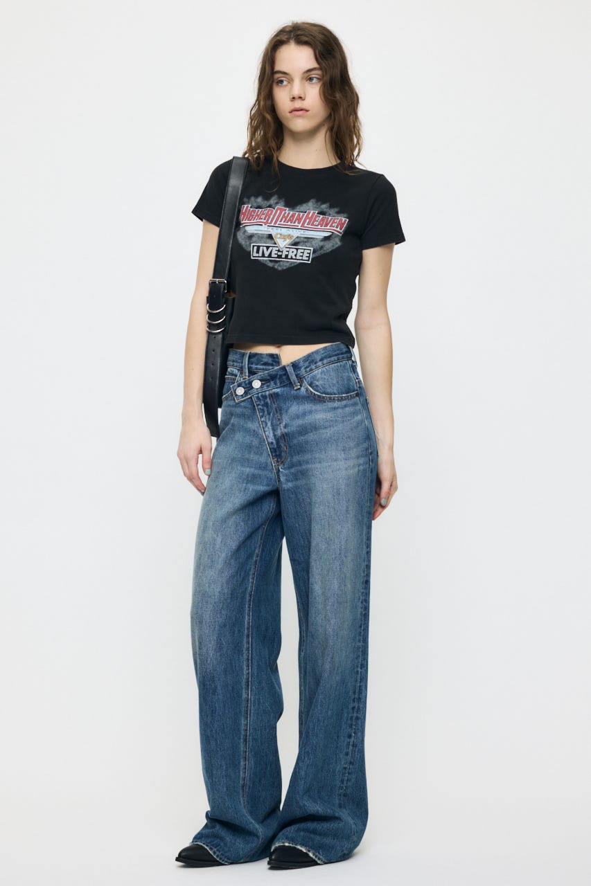 COMPACT ROCK Tシャツ L/BLK FREE