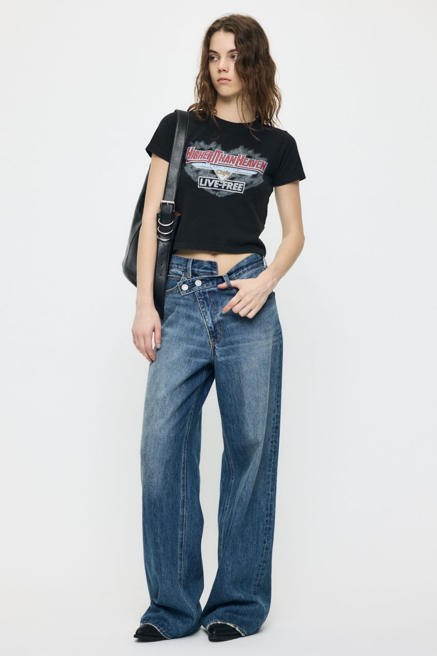 COMPACT ROCK Tシャツ L/BLK FREE