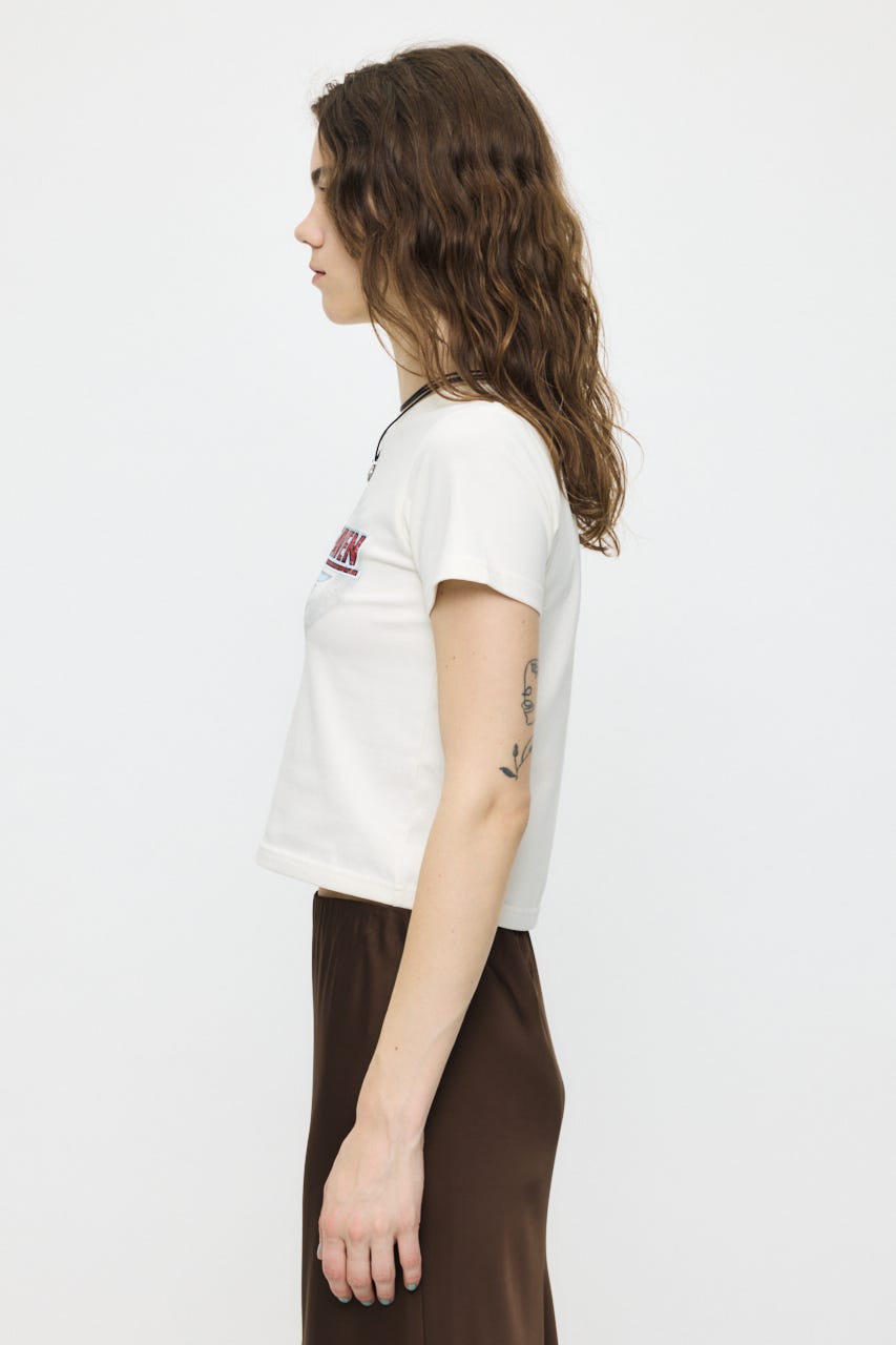 COMPACT ROCK Tシャツ WHT FREE