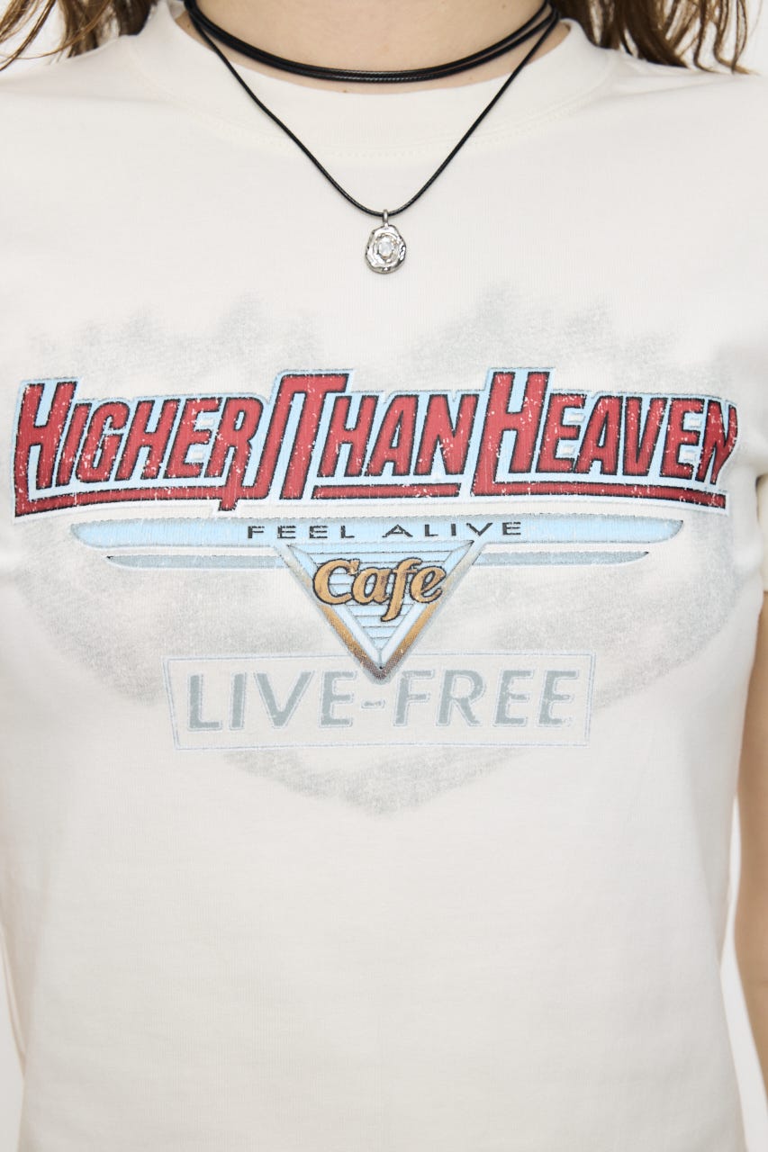 COMPACT ROCK Tシャツ WHT FREE