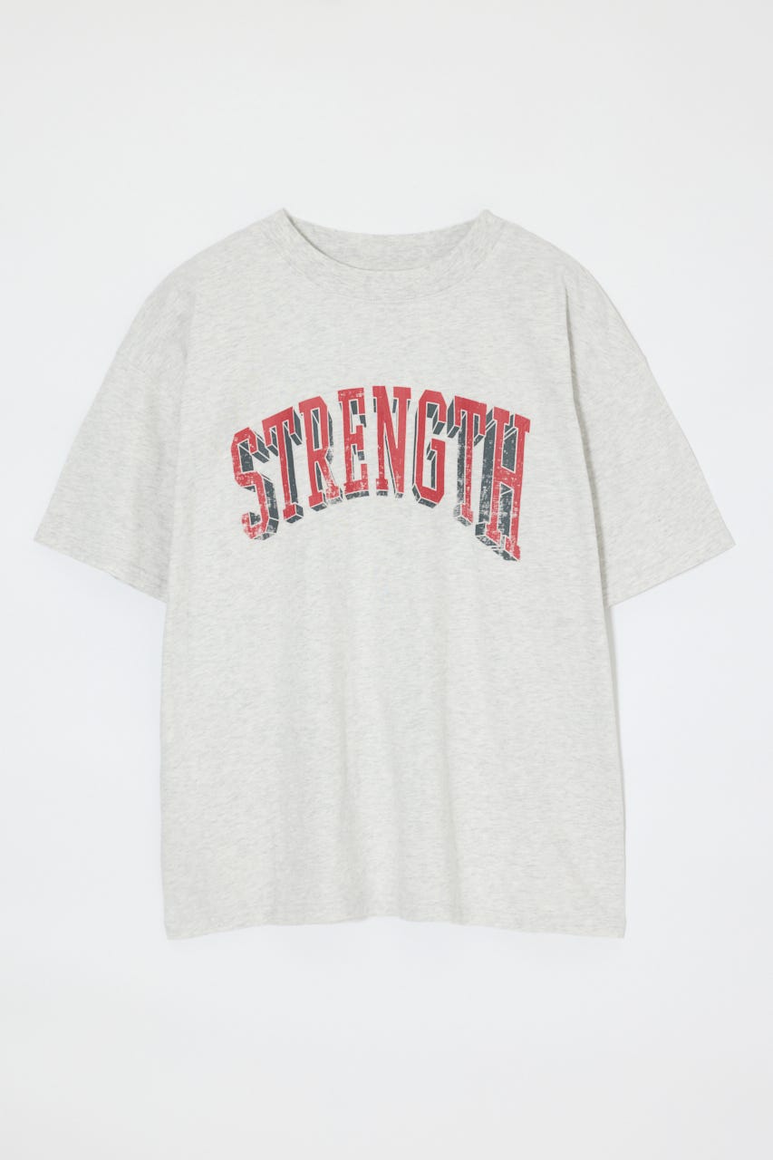 STRENGTH COLLEGE Tシャツ T.GRY FREE