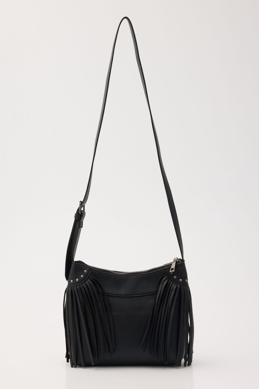 FRINGE POCHET(BLK) ＆ FLORAL POUCH BLK FREE