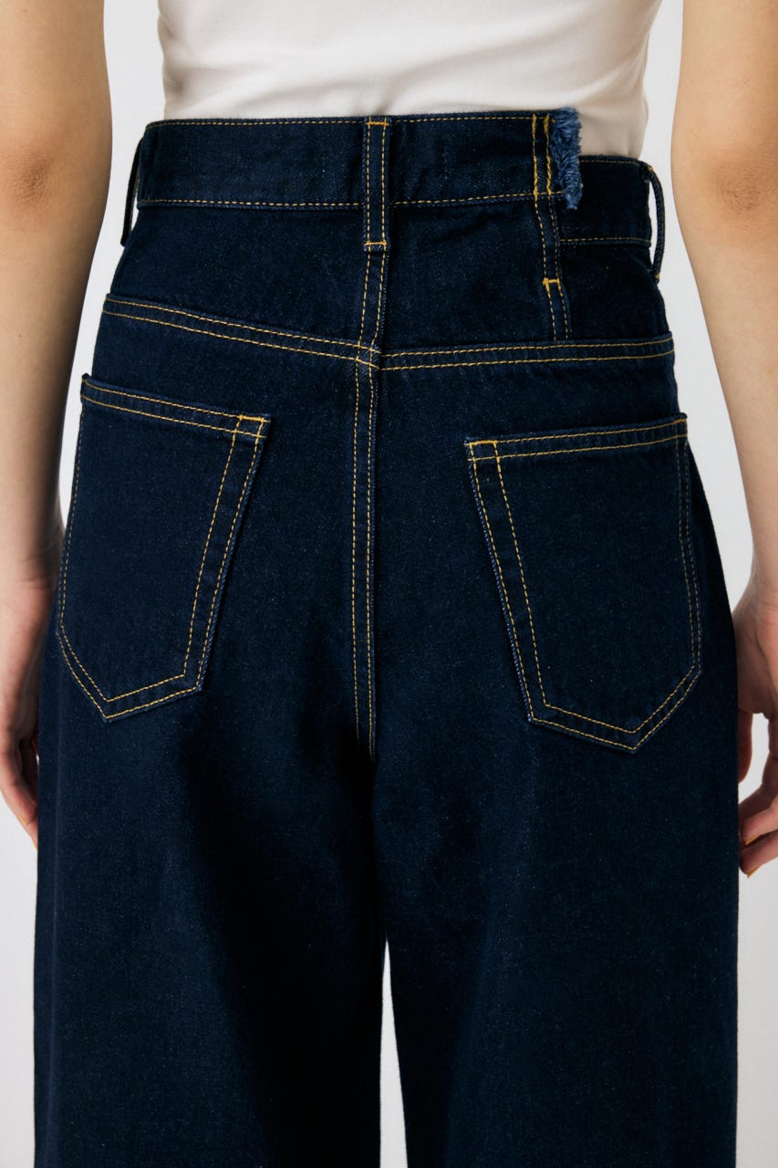 CROSS WAIST WIDE ストレート BLU 0