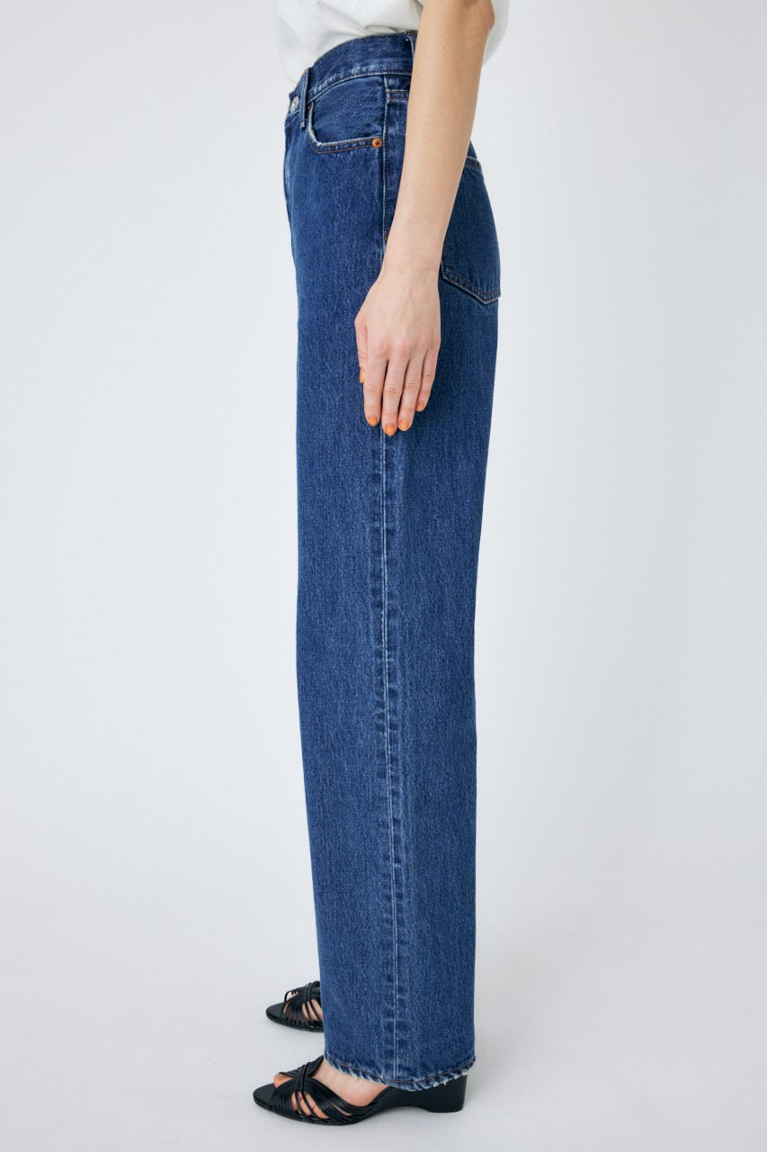 HIGH WAIST STRAIGHT BLU 25inch