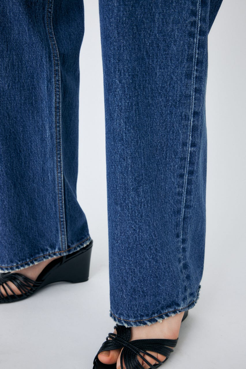 HIGH WAIST STRAIGHT BLU 25inch
