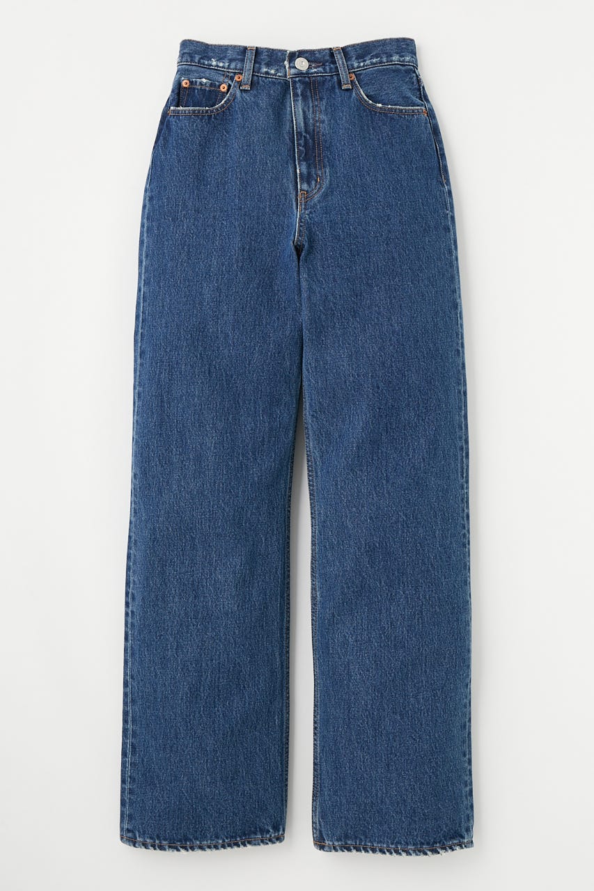 HIGH WAIST STRAIGHT BLU 25inch