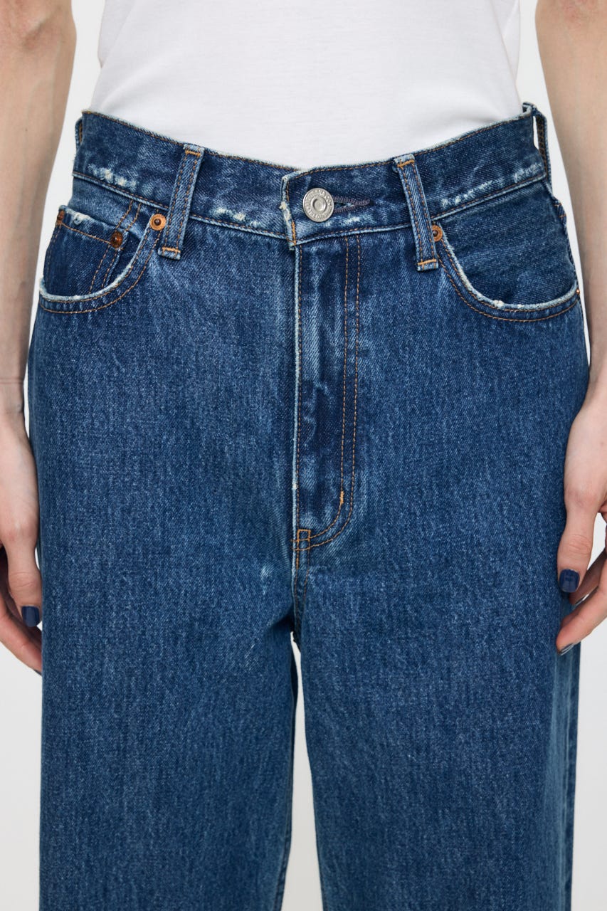 HIGH WAIST STRAIGHT BLU 25inch