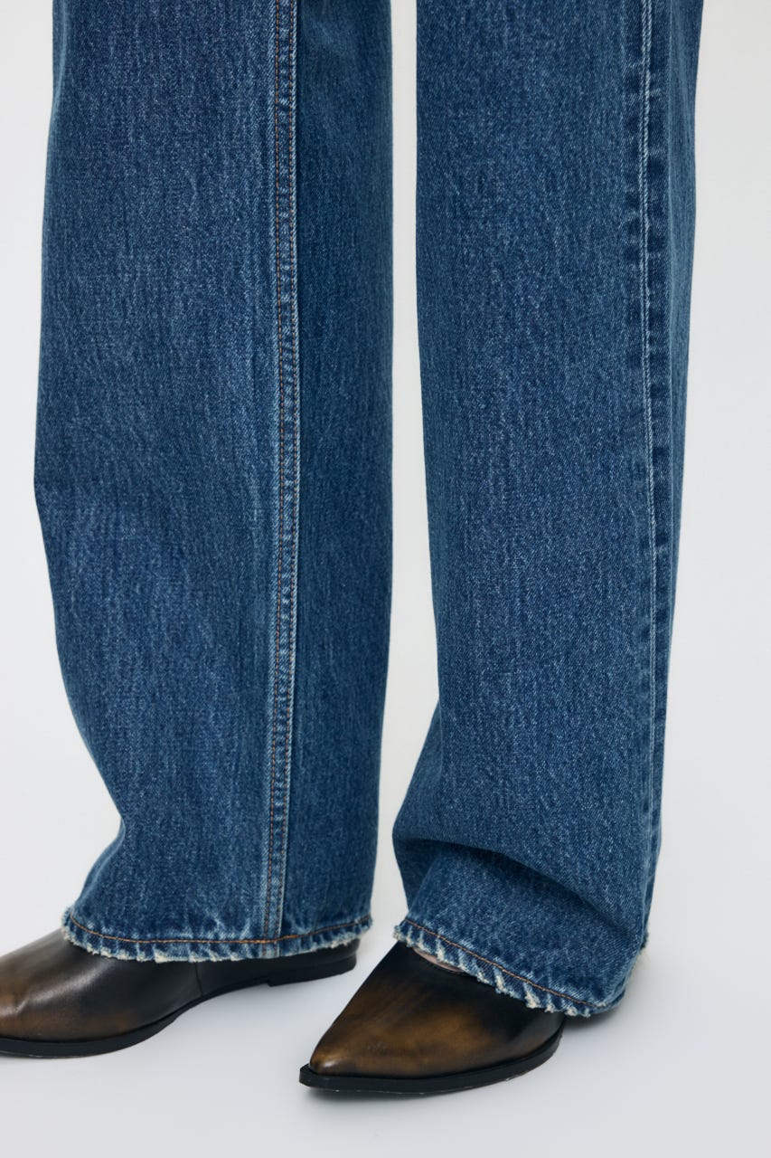HIGH WAIST STRAIGHT BLU 25inch