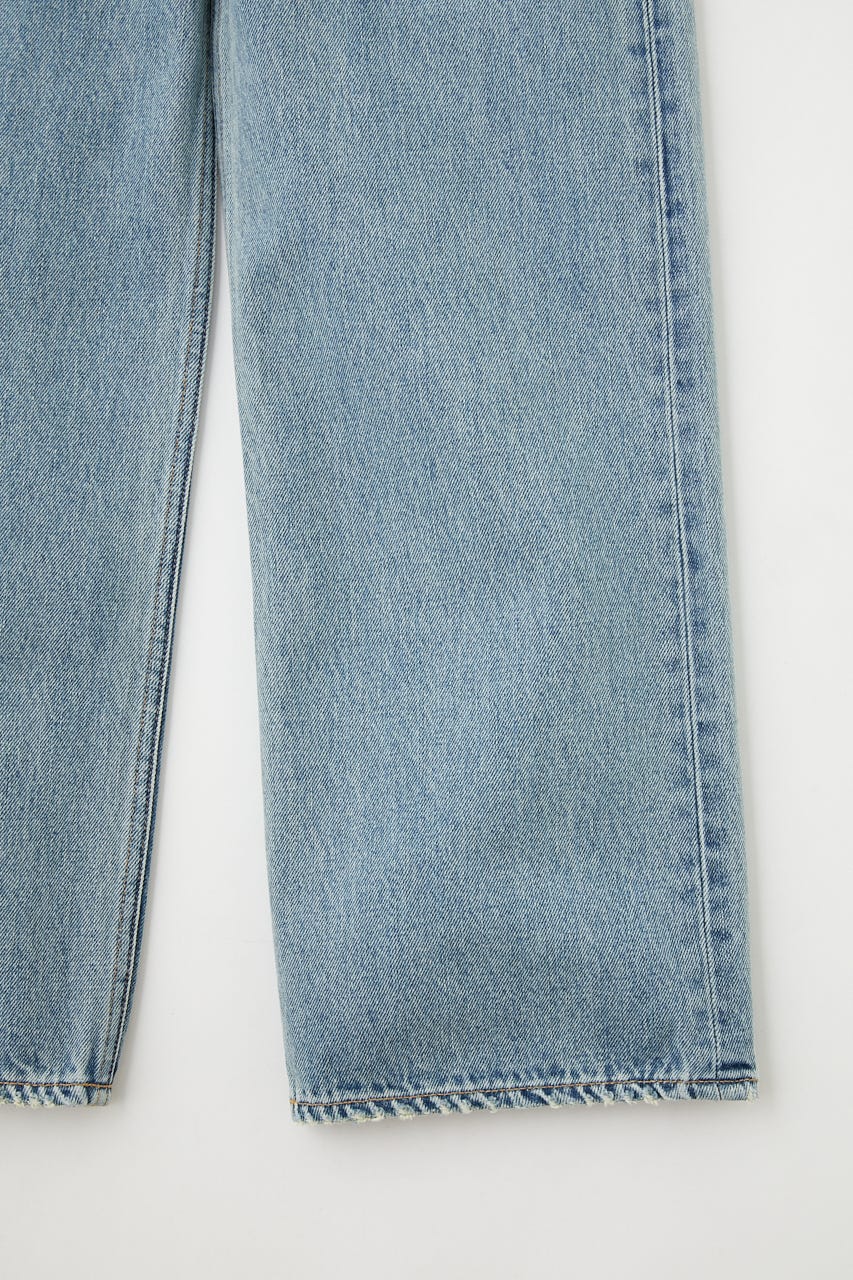 HIGH WAIST STRAIGHT L/BLU 25inch