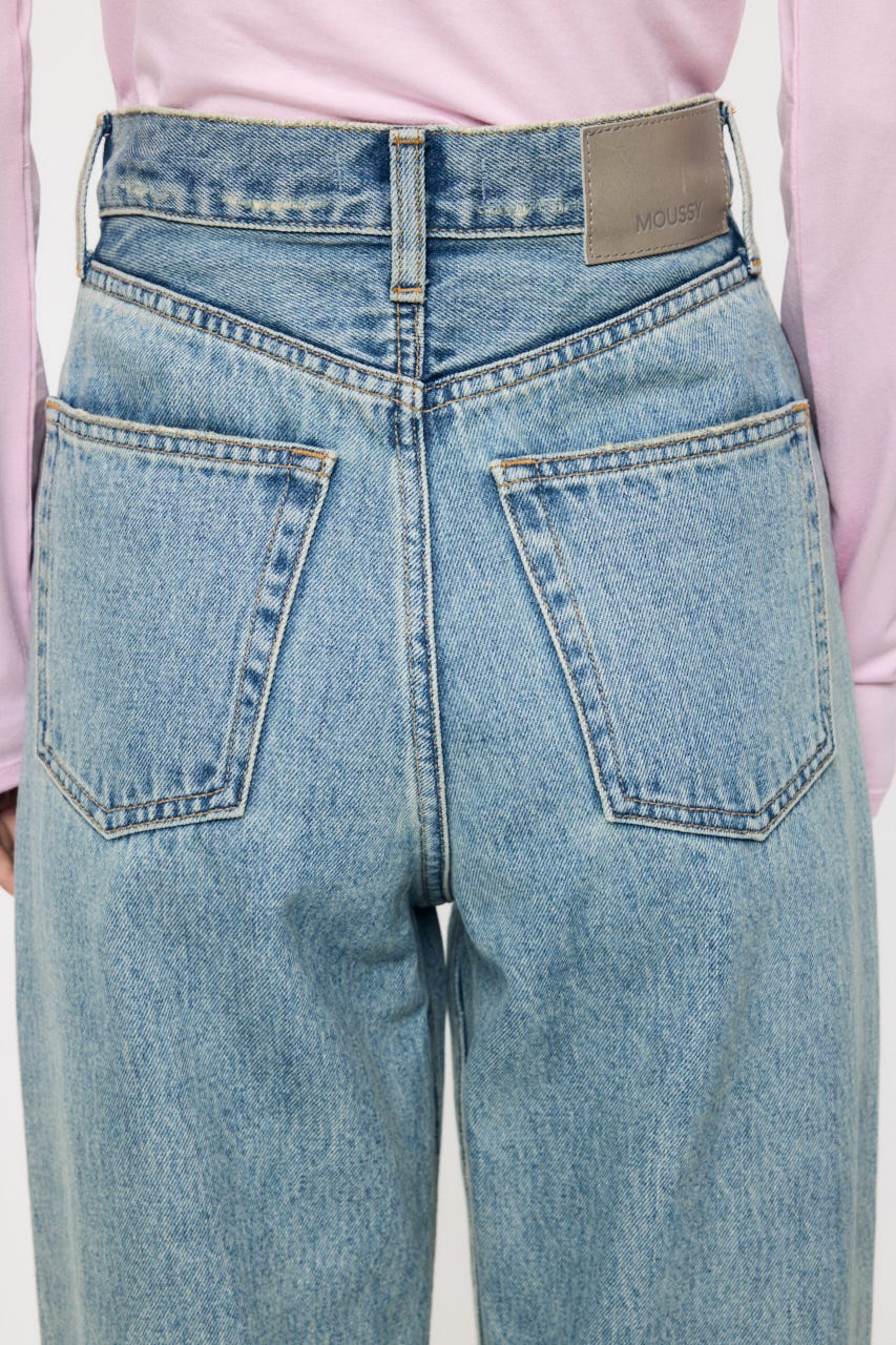 HIGH WAIST STRAIGHT L/BLU 25inch