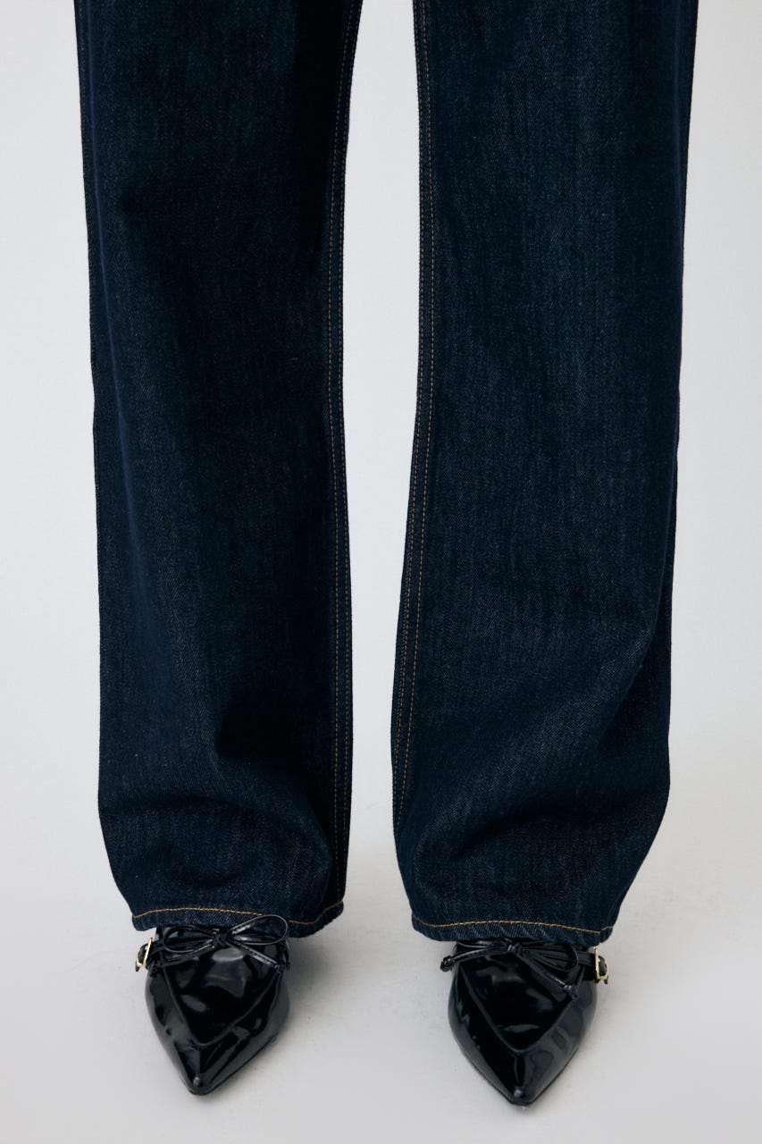 HIGH WAIST STRAIGHT One Wash 25inch