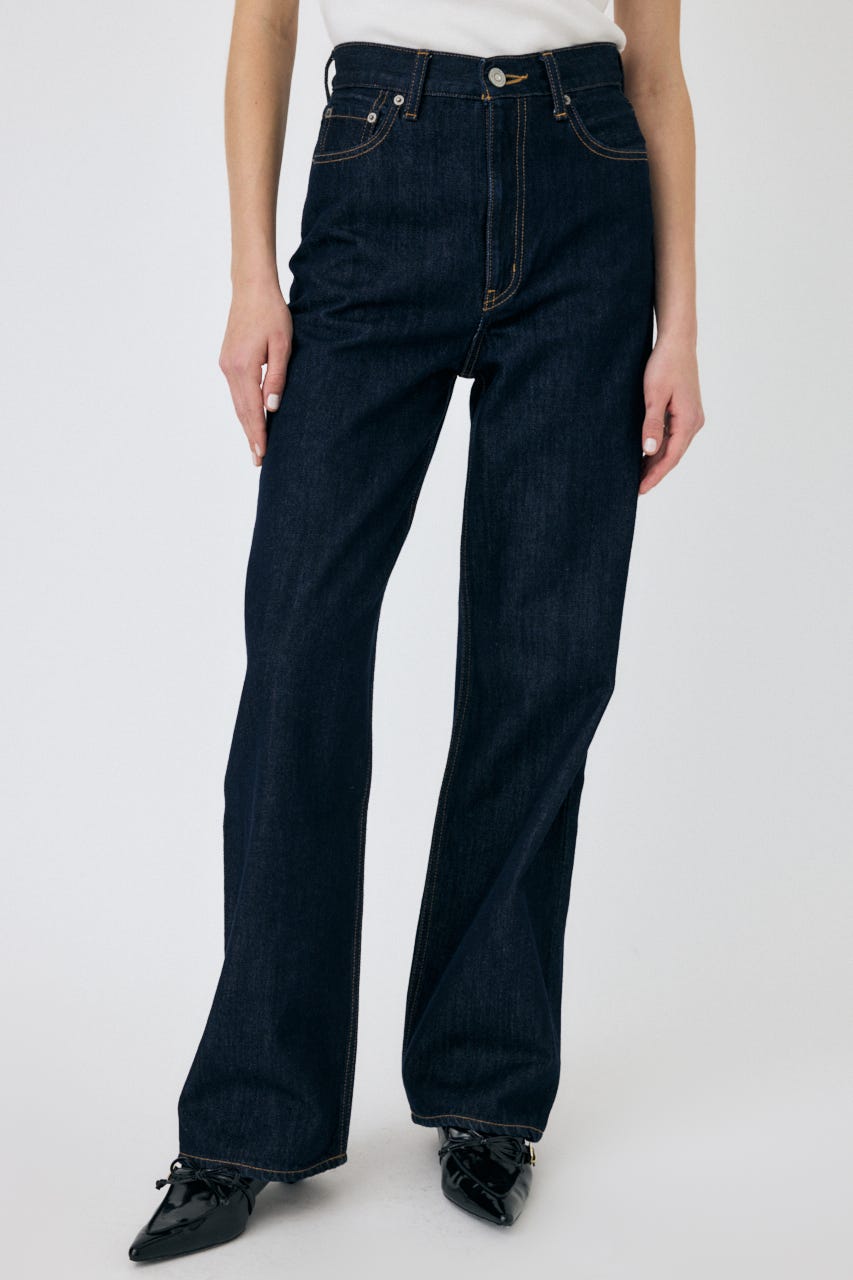 HIGH WAIST STRAIGHT One Wash 25inch