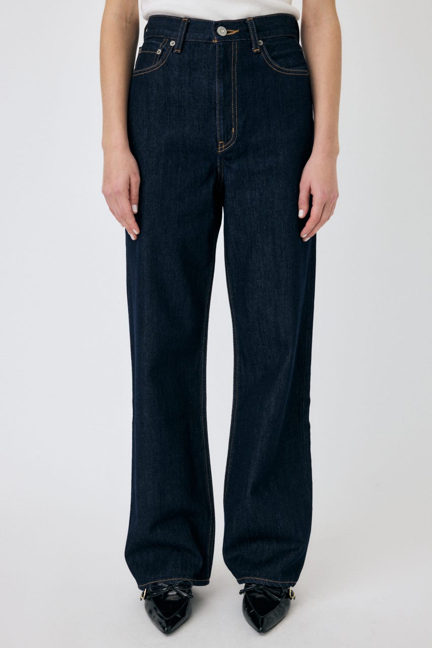 HIGH WAIST STRAIGHT One Wash 25inch