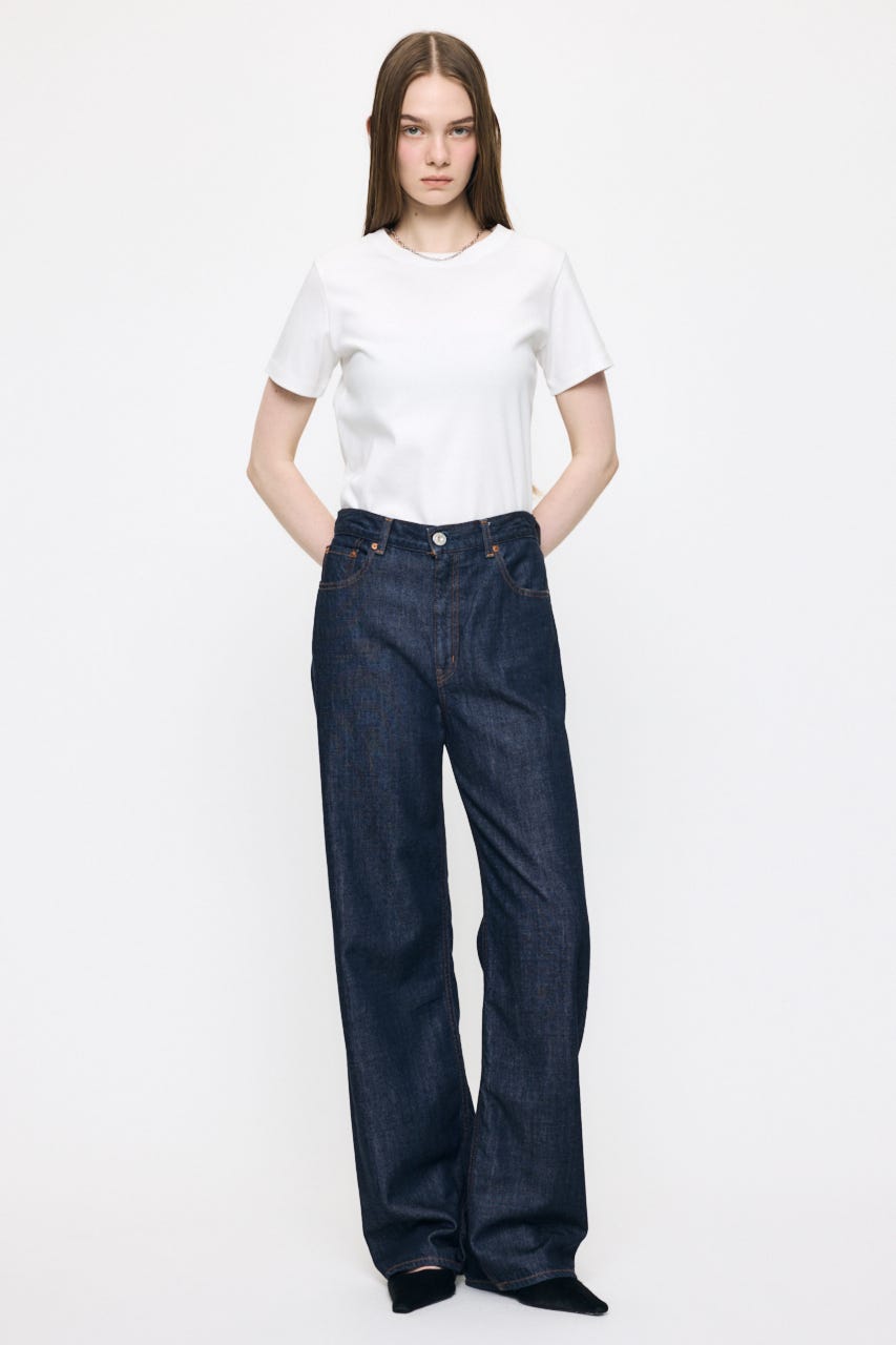 TENCEL(TM) DENIM ストレート One Wash 23inch