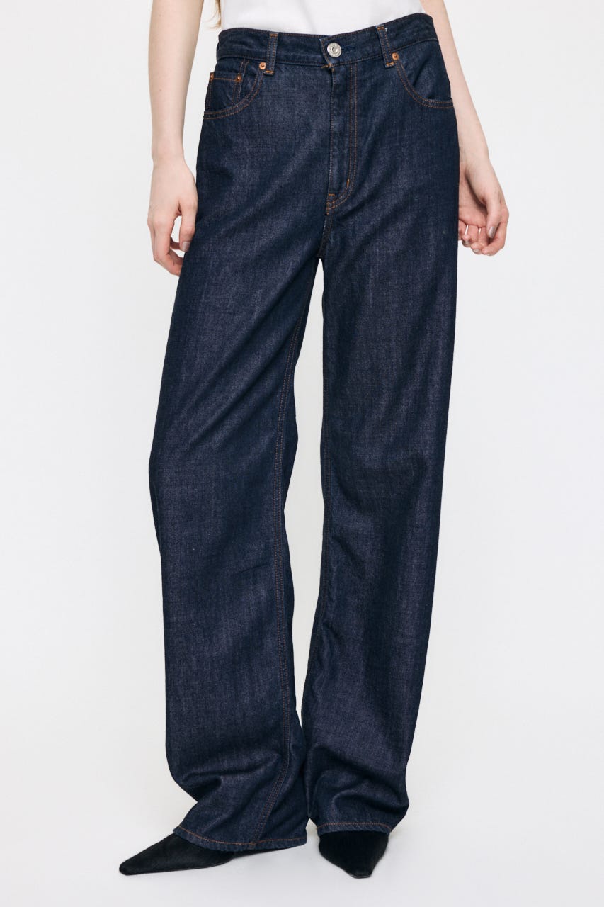 TENCEL(TM) DENIM ストレート One Wash 23inch
