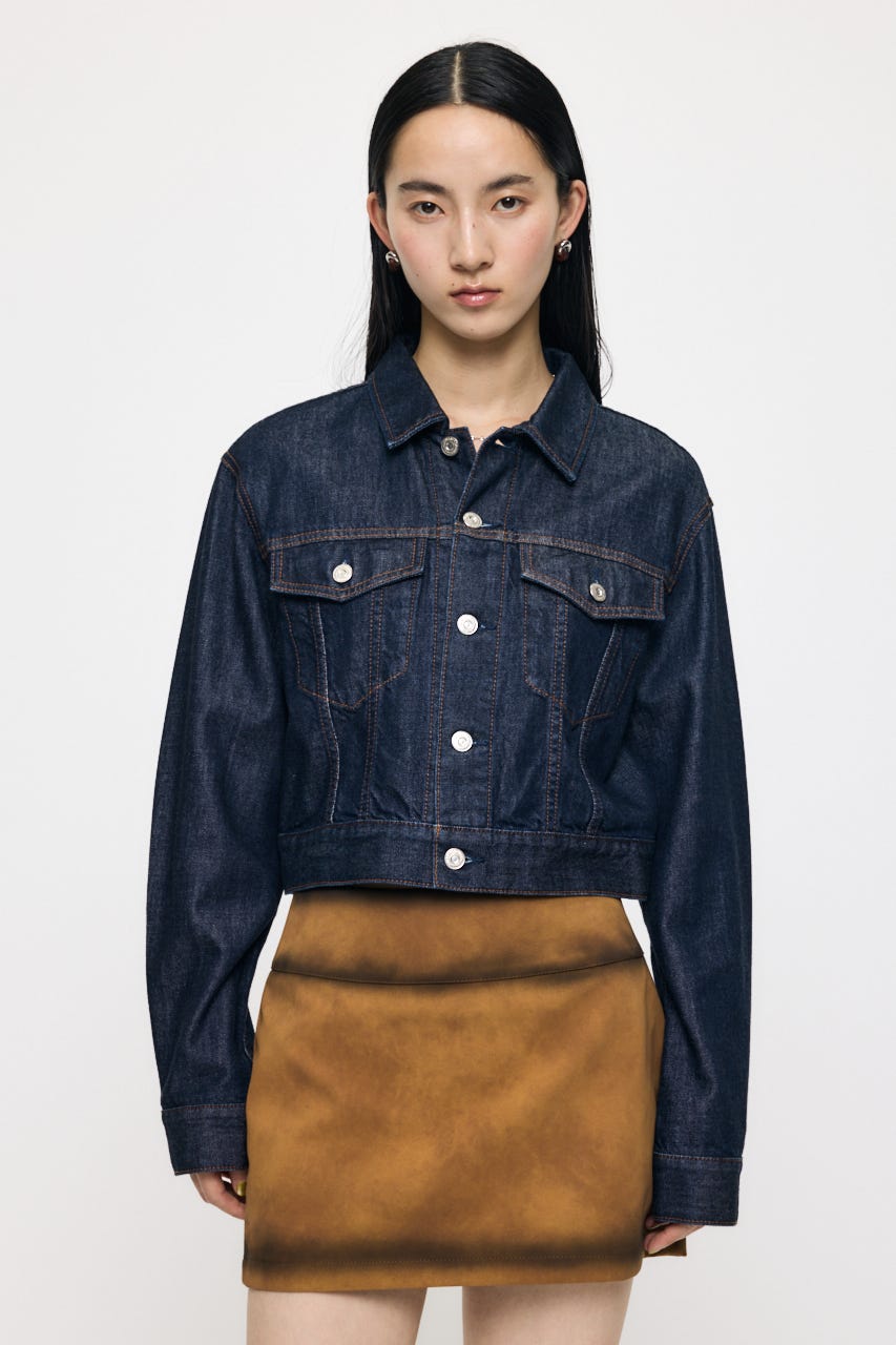TENCEL(TM) DENIM SHORT ジャケット One Wash FREE