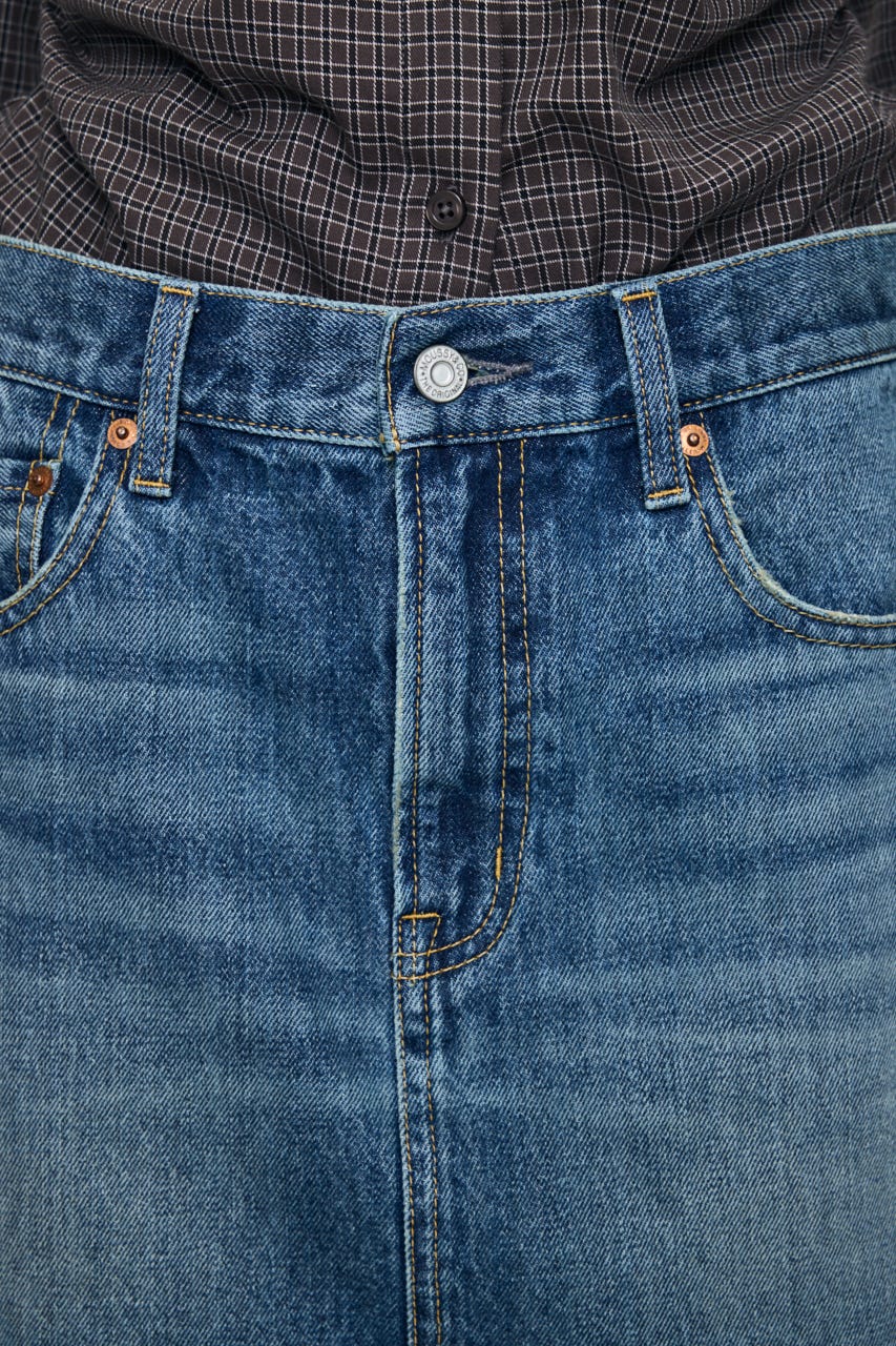 MIDRISE DENIM スカート BLU 0