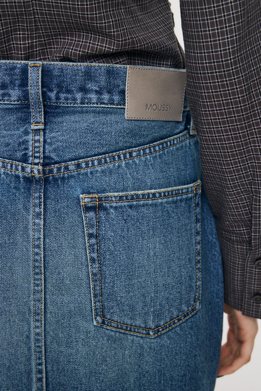 MIDRISE DENIM スカート BLU 0