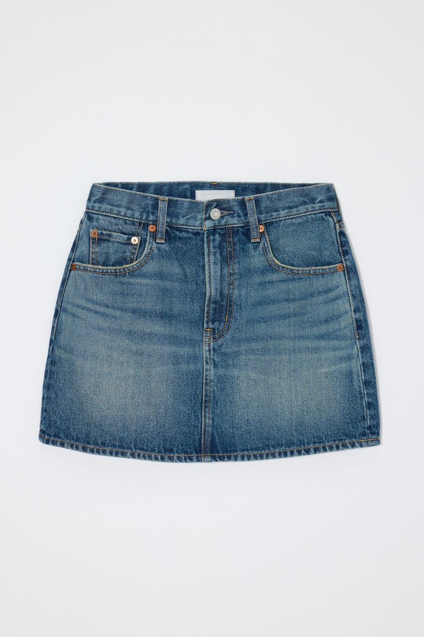 MIDRISE DENIM スカート BLU 0
