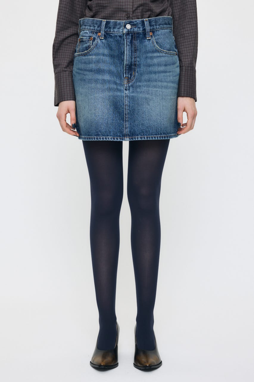 MIDRISE DENIM スカート BLU 0