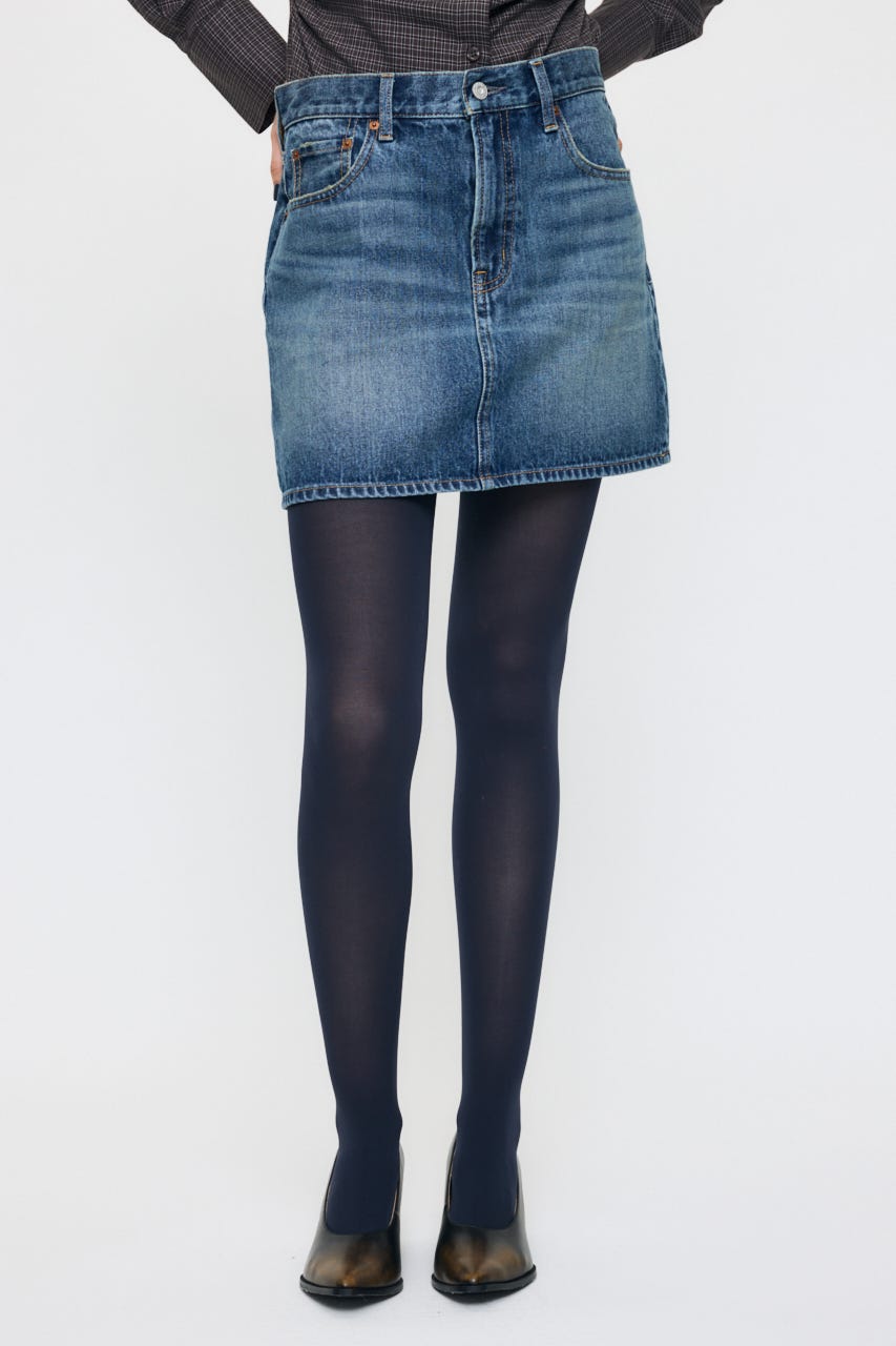 MIDRISE DENIM スカート BLU 0