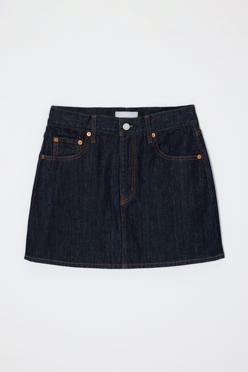 MIDRISE DENIM スカート One Wash 0