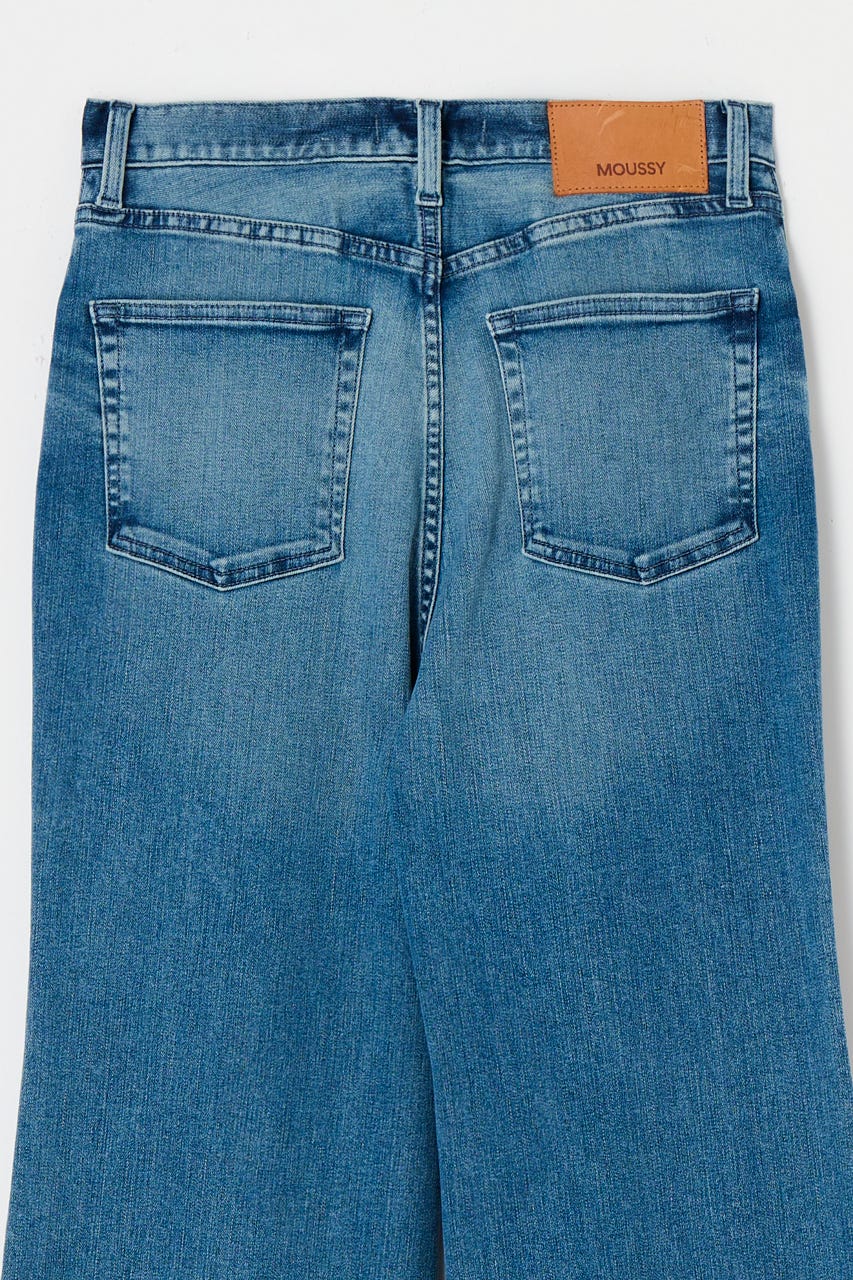 【美脚見えデニム】【SNSで話題！】ADVANCED LONG LEG フレア BLU 26inch